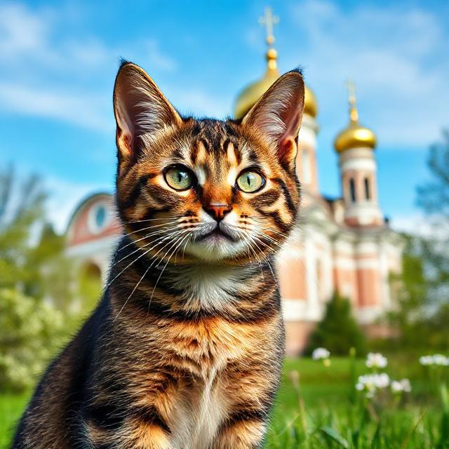 кот и Успенский собор, Владимир